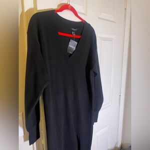Forever 21 Black Long Sleeve sweater Dress